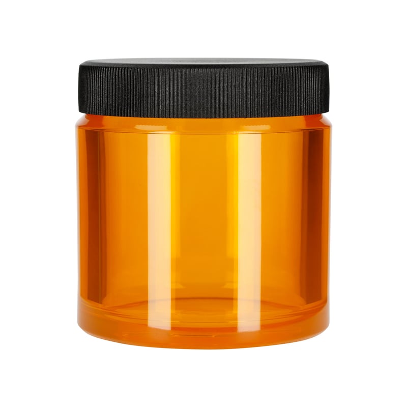 Comandante - Bean Jar with Lid - Orange Polymer