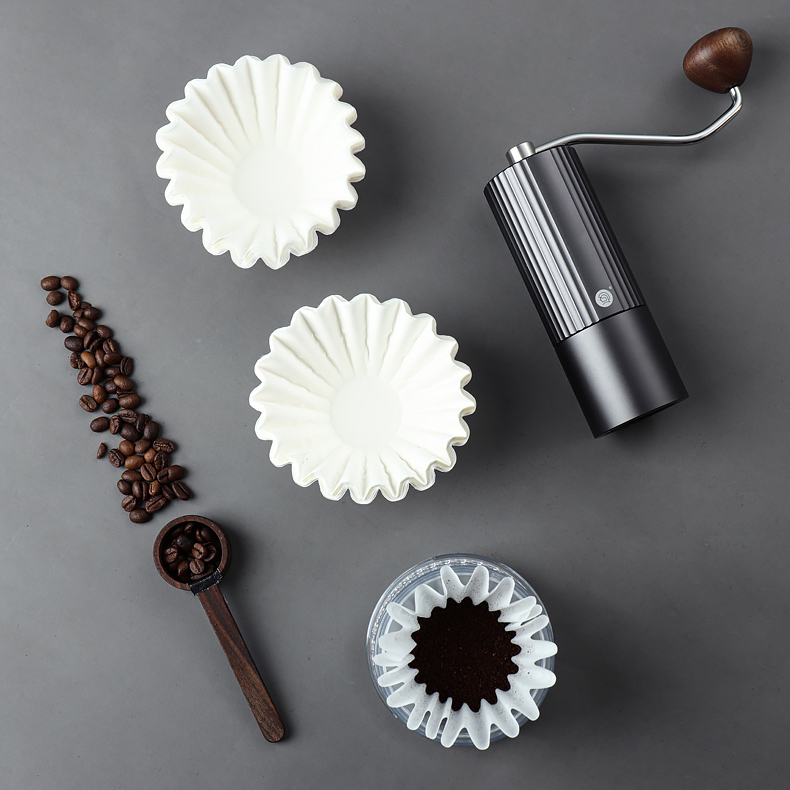 zeroHero - filtry papierowe z płaskim dnem białe - 50 sztuk