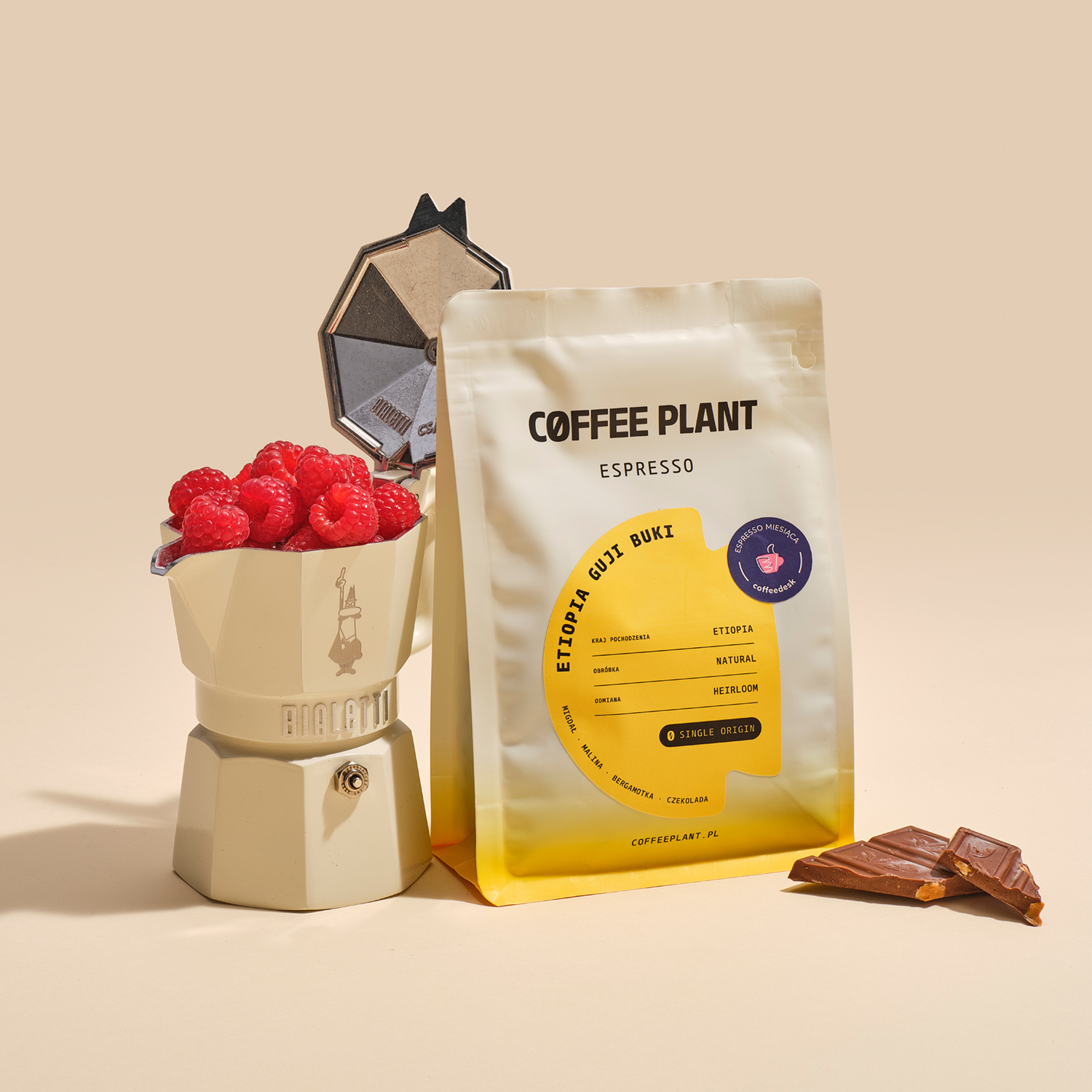 ESPRESSO MIESIĄCA: COFFEE PLANT - kawa ziarnista Etiopia Guji Buki Natural Espresso 250 g
