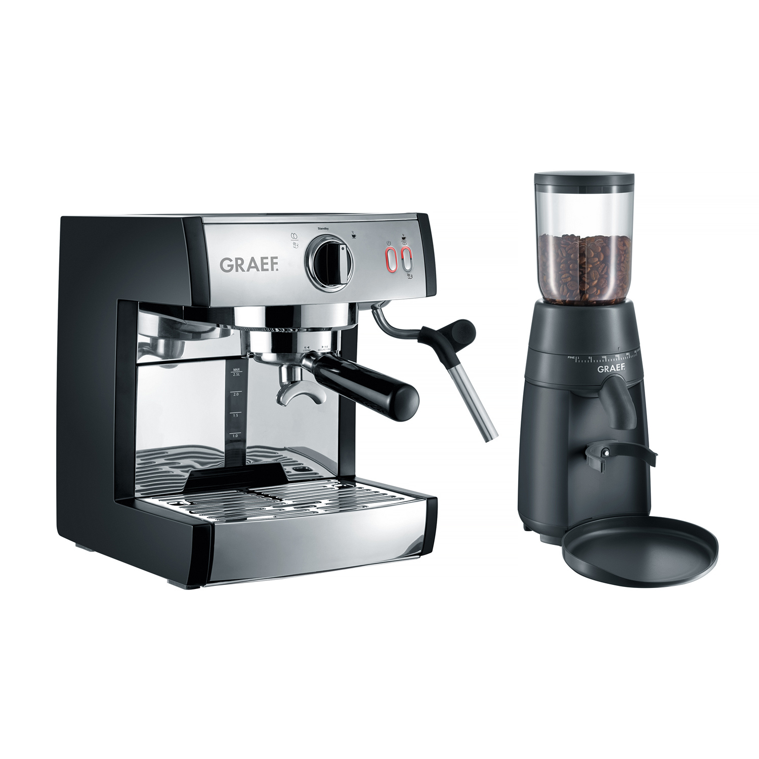 Graef - A set of ES702 Coffee Machine and CM702 Coffee Grinder