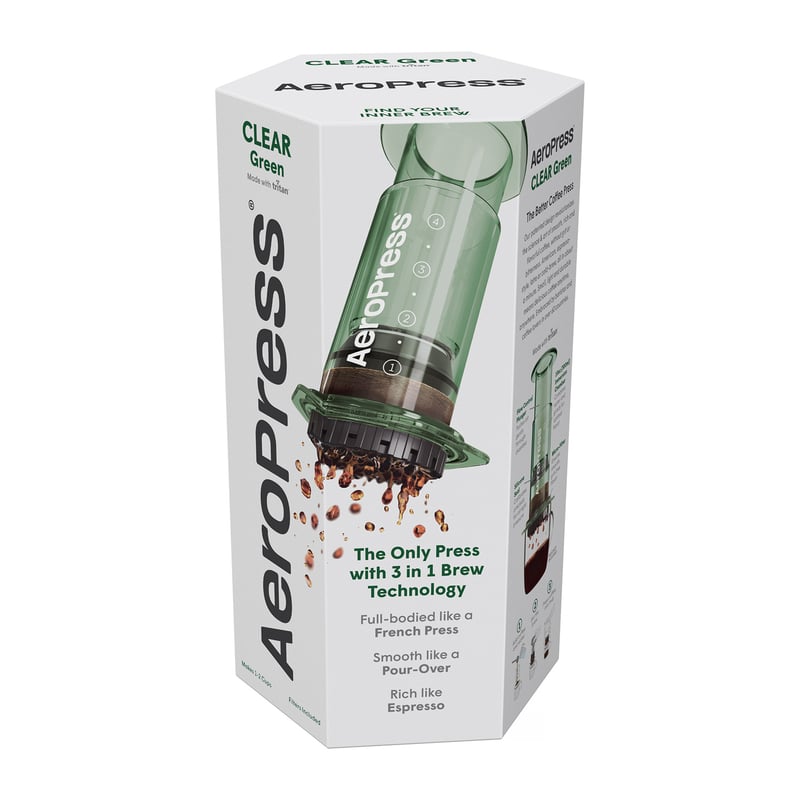 AeroPress - Clear Green Coffee Maker