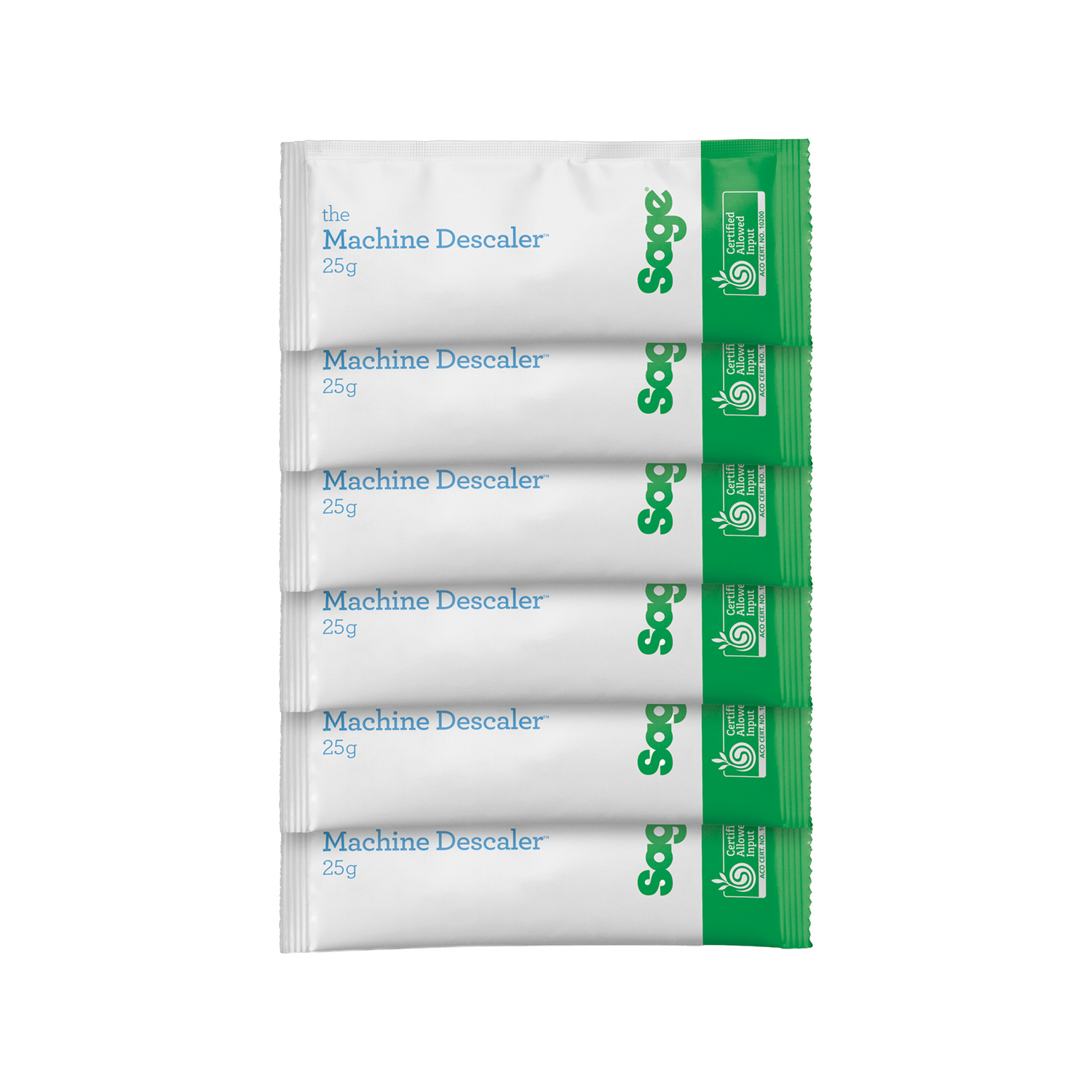 Sage - Odkamieniacz w proszku SCC101 - 6 sztuk