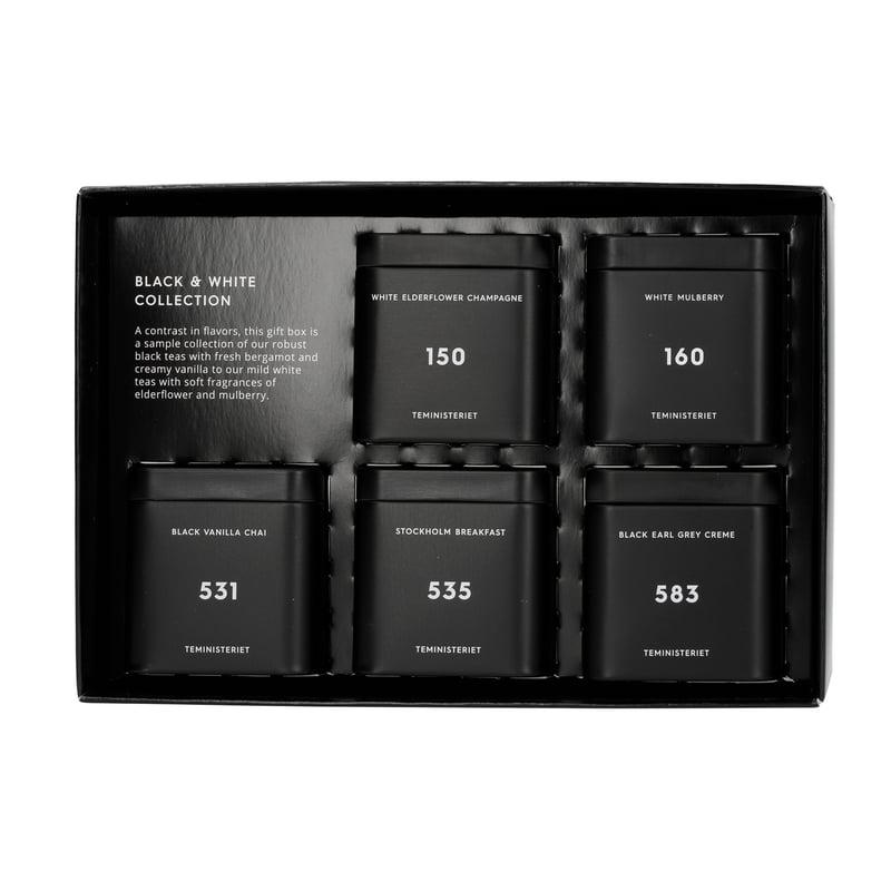 Teministeriet - Black & White Collection - Tea loose set 120g