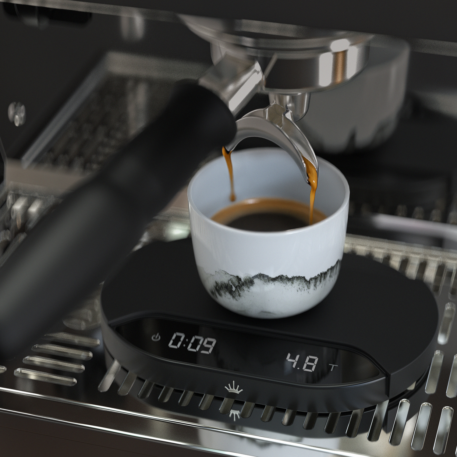 Mahlkonig - waga Sync Scale - Czarna