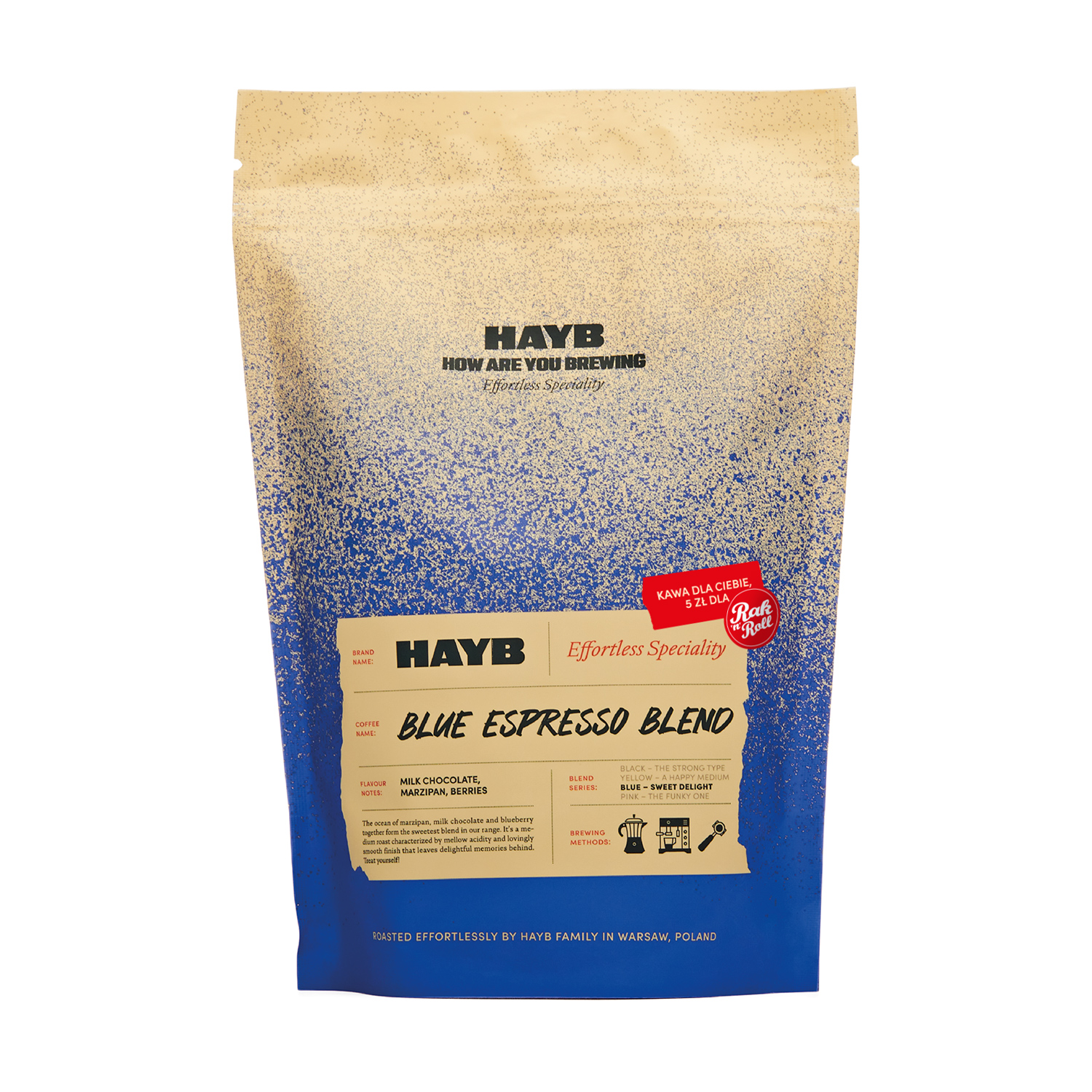 HAYB - Blue Espresso (Rak'n'Roll) Natural, Washed Blend Filter 1 kg