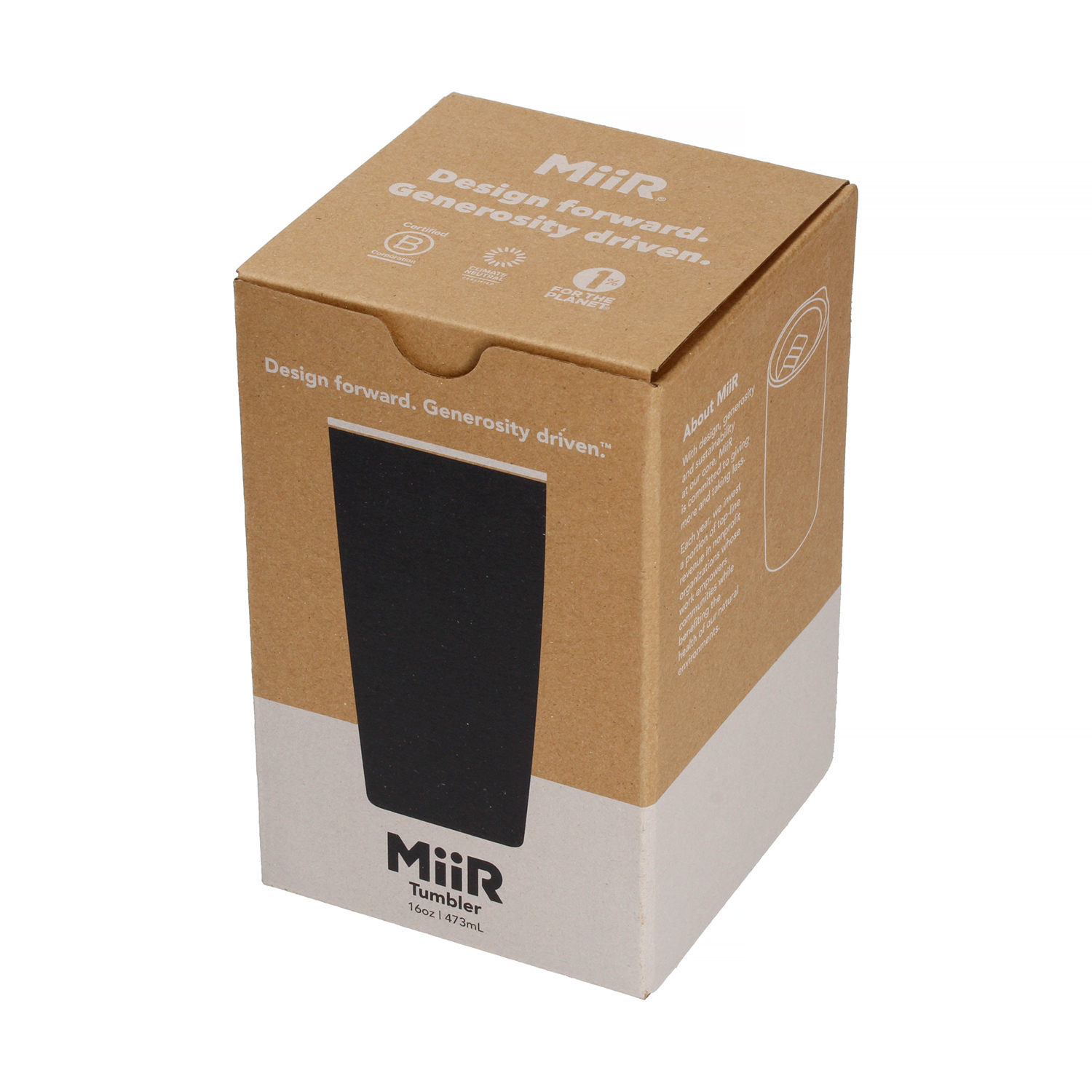 MiiR - Tumbler Czarny - Kubek 470ml