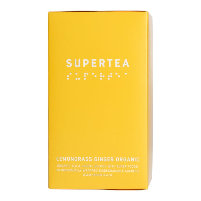 Teministeriet - Supertea Lemongrass Ginger Organic - Herbata 20 Torebek