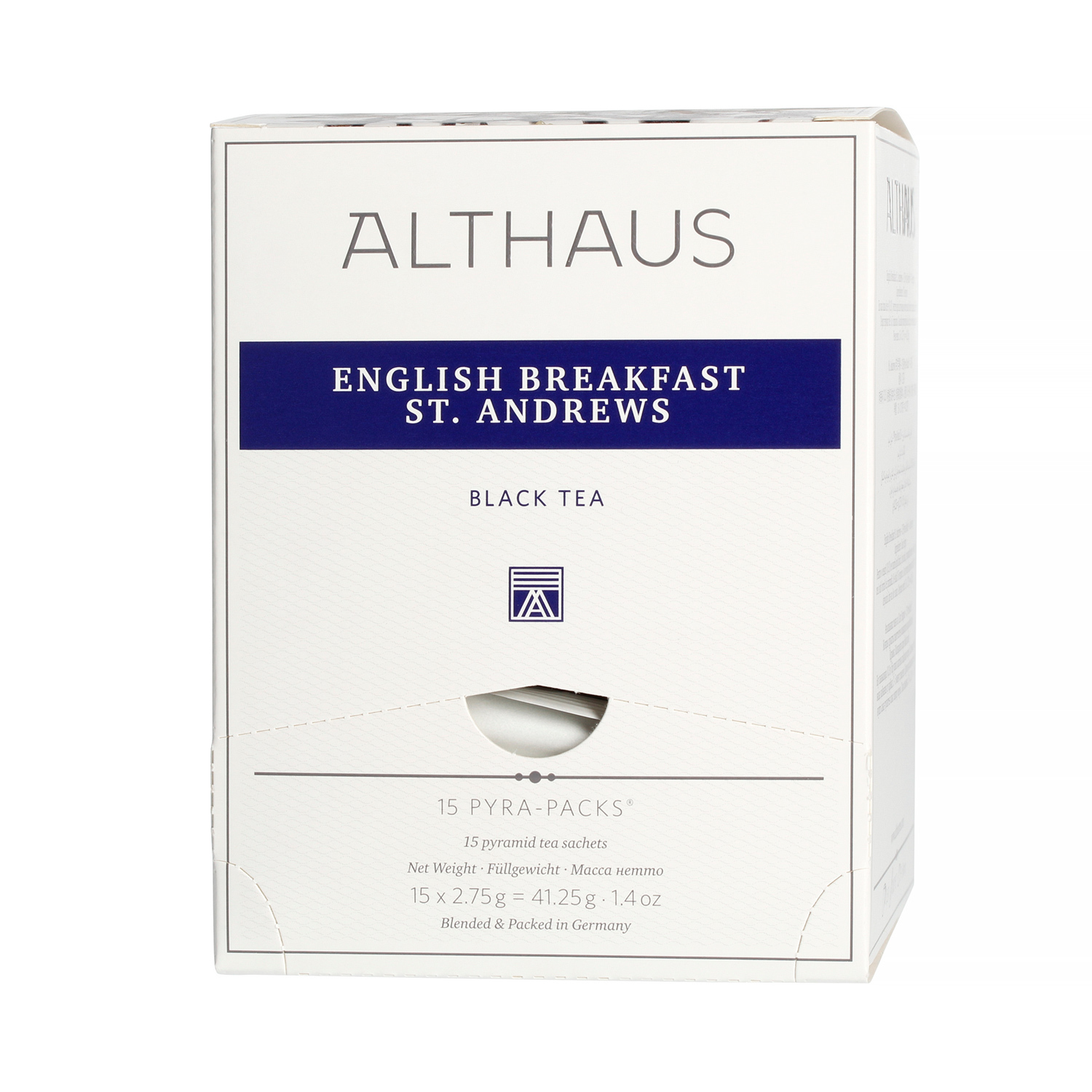 Althaus - English Breakfast St. Andrews Pyra Pack - 15 Tea Pyramids