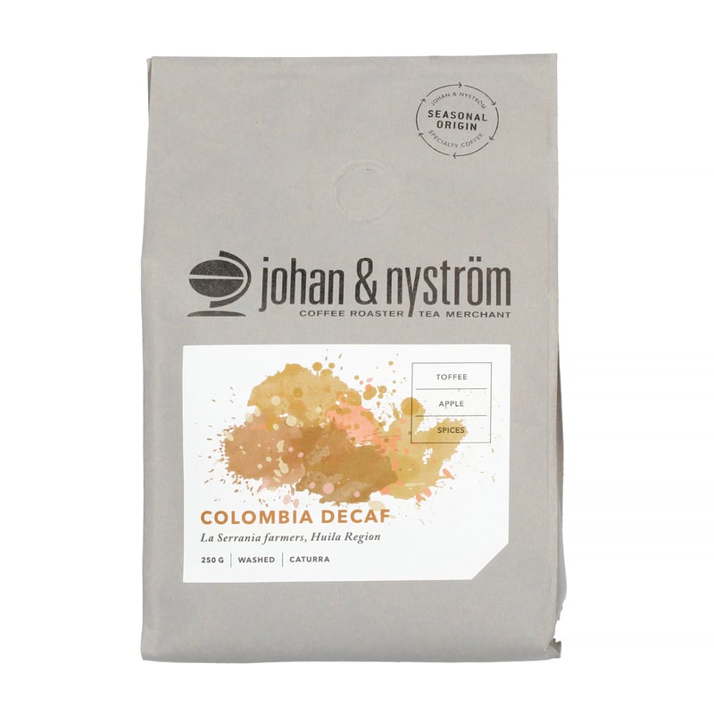 Johan & Nystrom - Colombia Decaf Filter - Bezkofeinowa