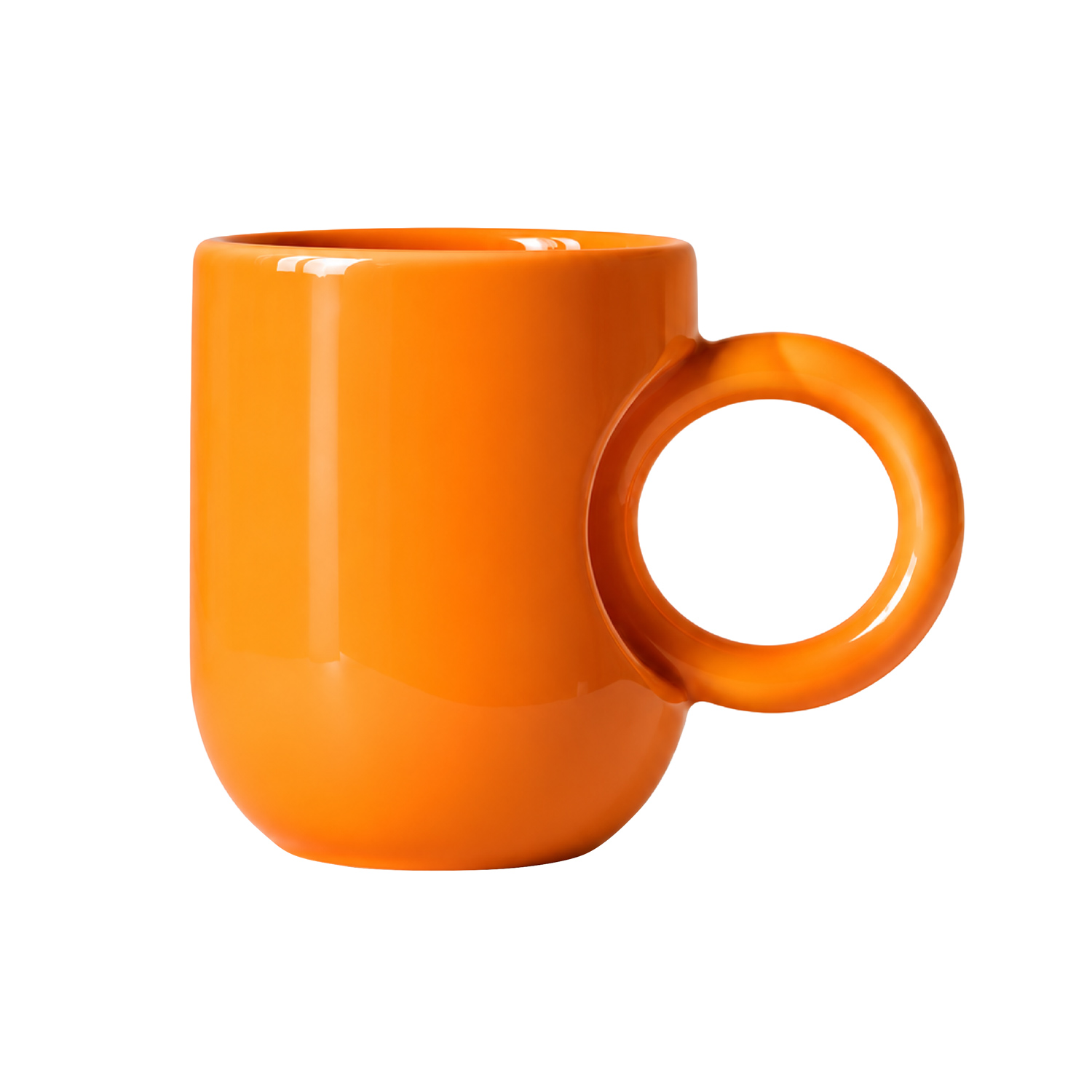 NOT.BAD - kubek ceramiczny BAD MOOD pomarańczowy 290 ml