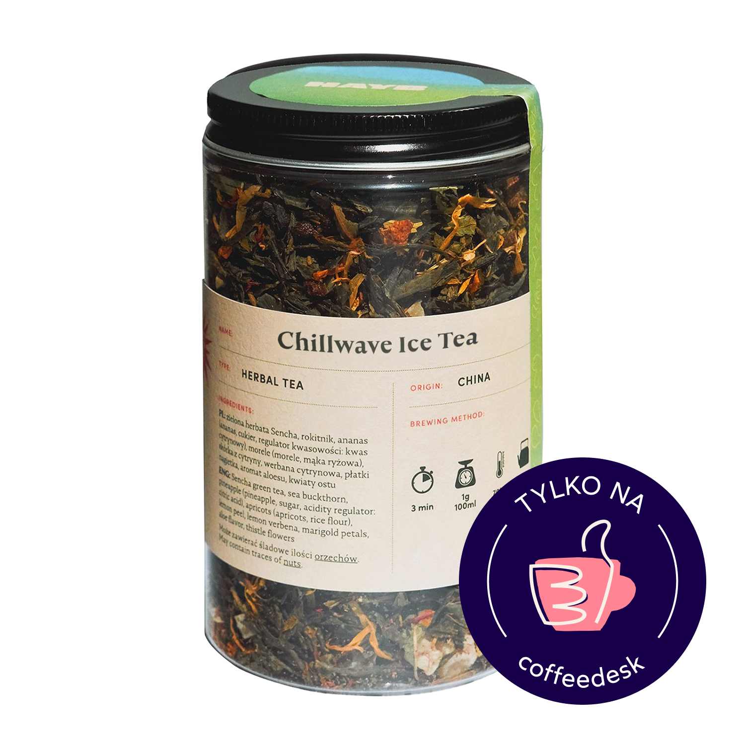 HAYB - herbata zielona sypana Chillwave Ice Tea 100 g