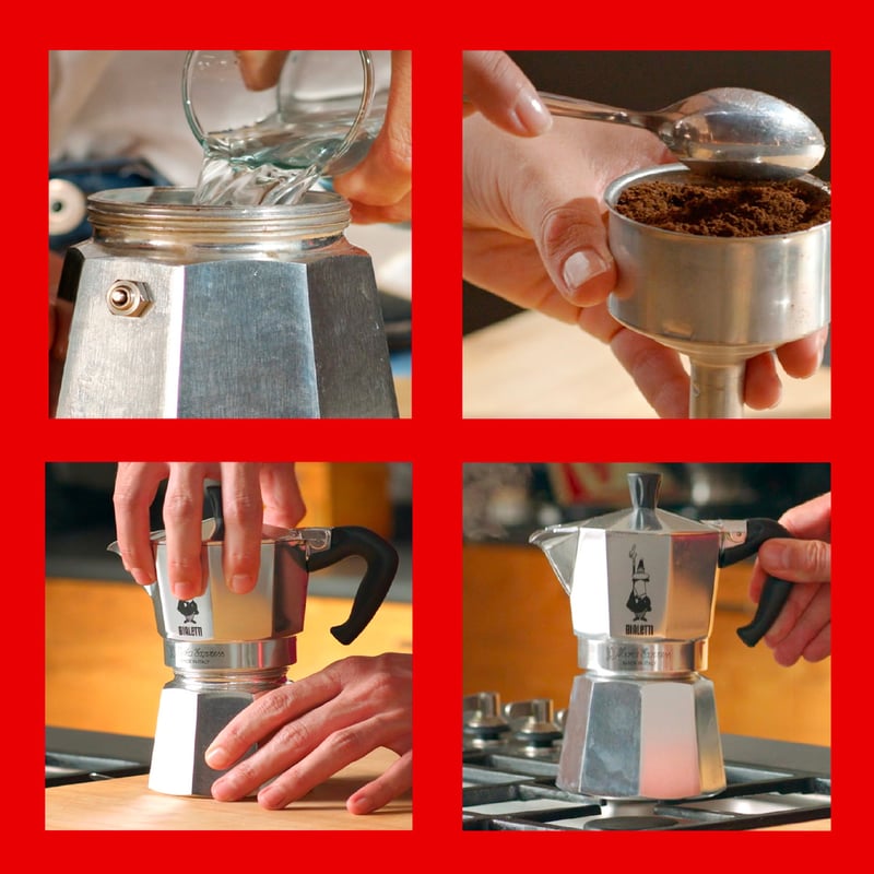 1pc 150ml Mini Aluminum Espresso Moka Pot, Italian Style Coffee Maker For  Home Use With Filter Paper