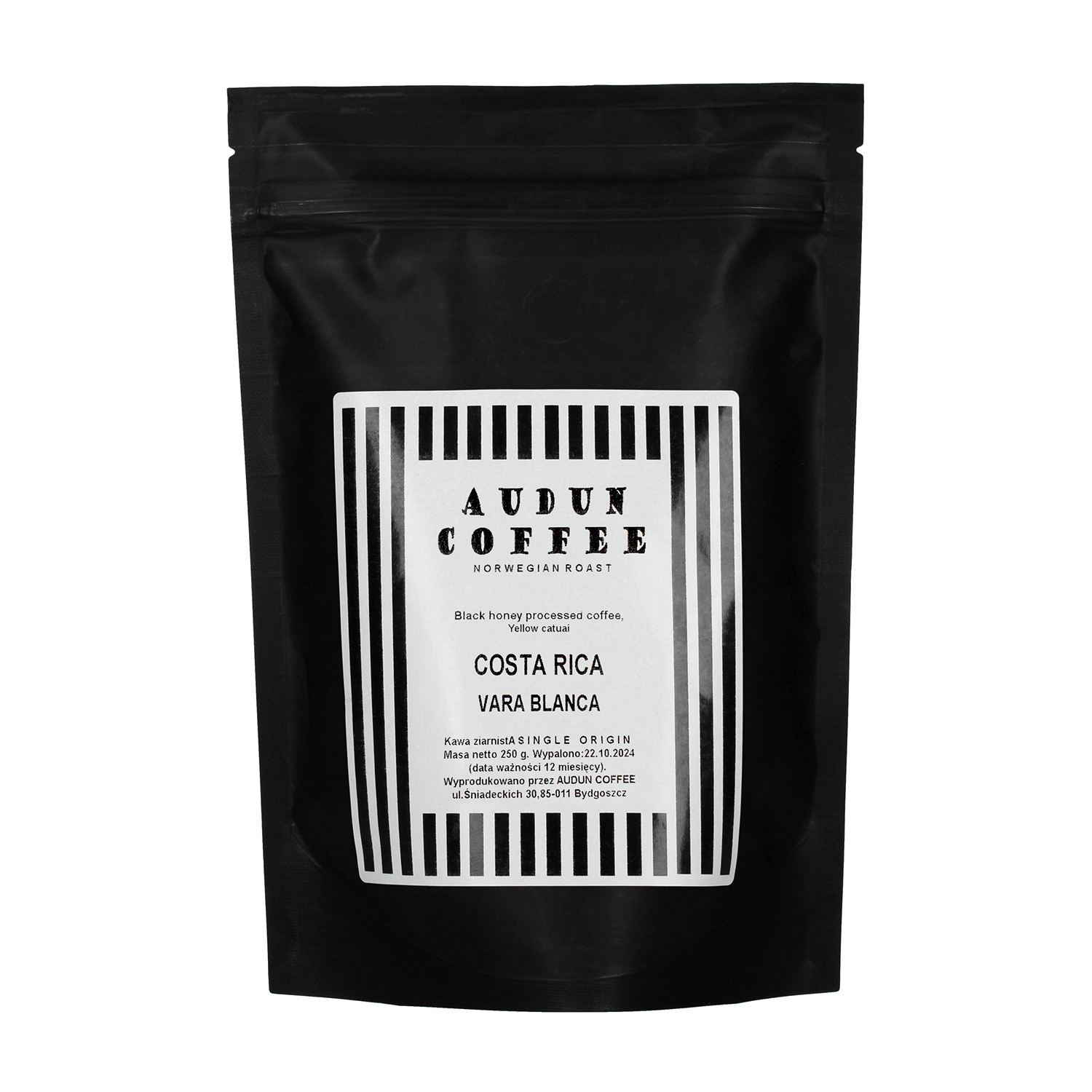 Audun Coffee - Costa Rica Vara Blanca Black Honey Filter 250g