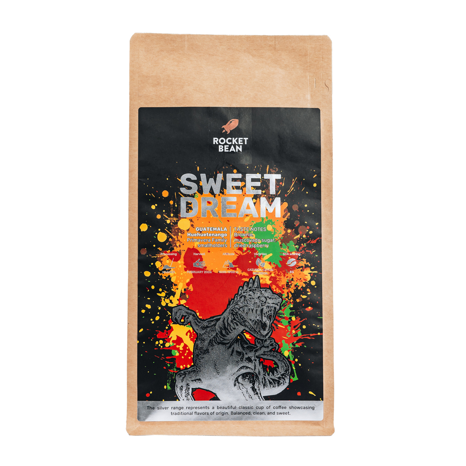 Rocket Bean - kawa ziarnista Guatemala Huehuetango Sweet Dream Washed Espresso 500 g