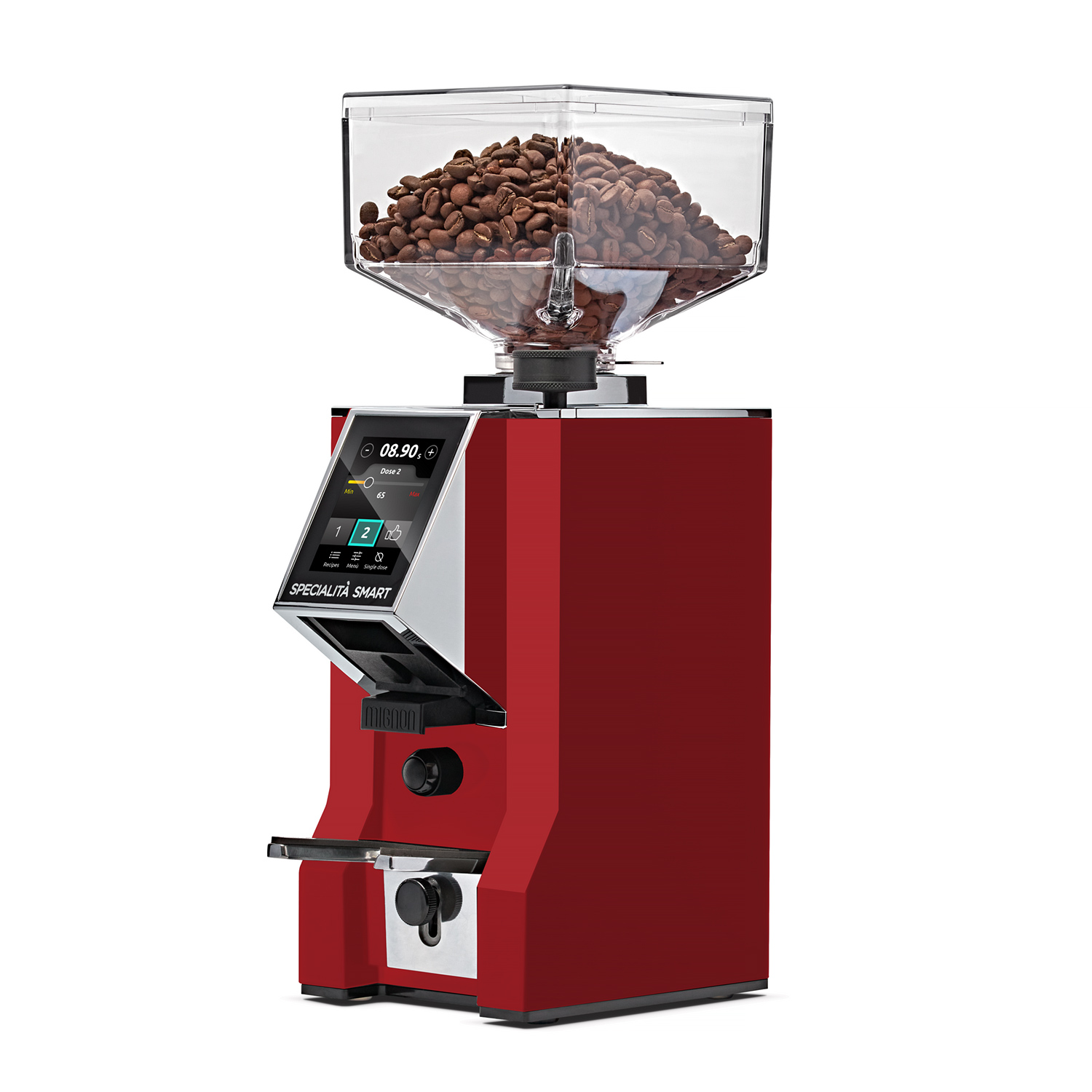 Eureka - Mignon Specialita Smart 16CR Ferrari Red - Młynek automatyczny - Czerwony