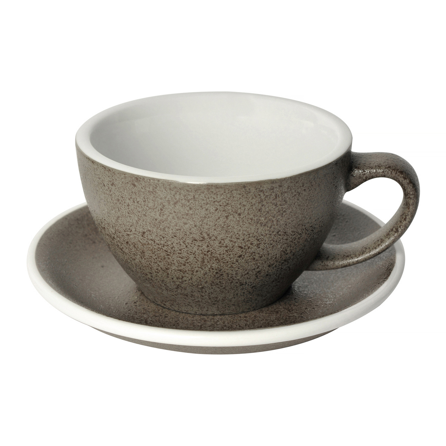 Loveramics Egg - Cafe Latte 300 ml Cup and Saucer  - Granite