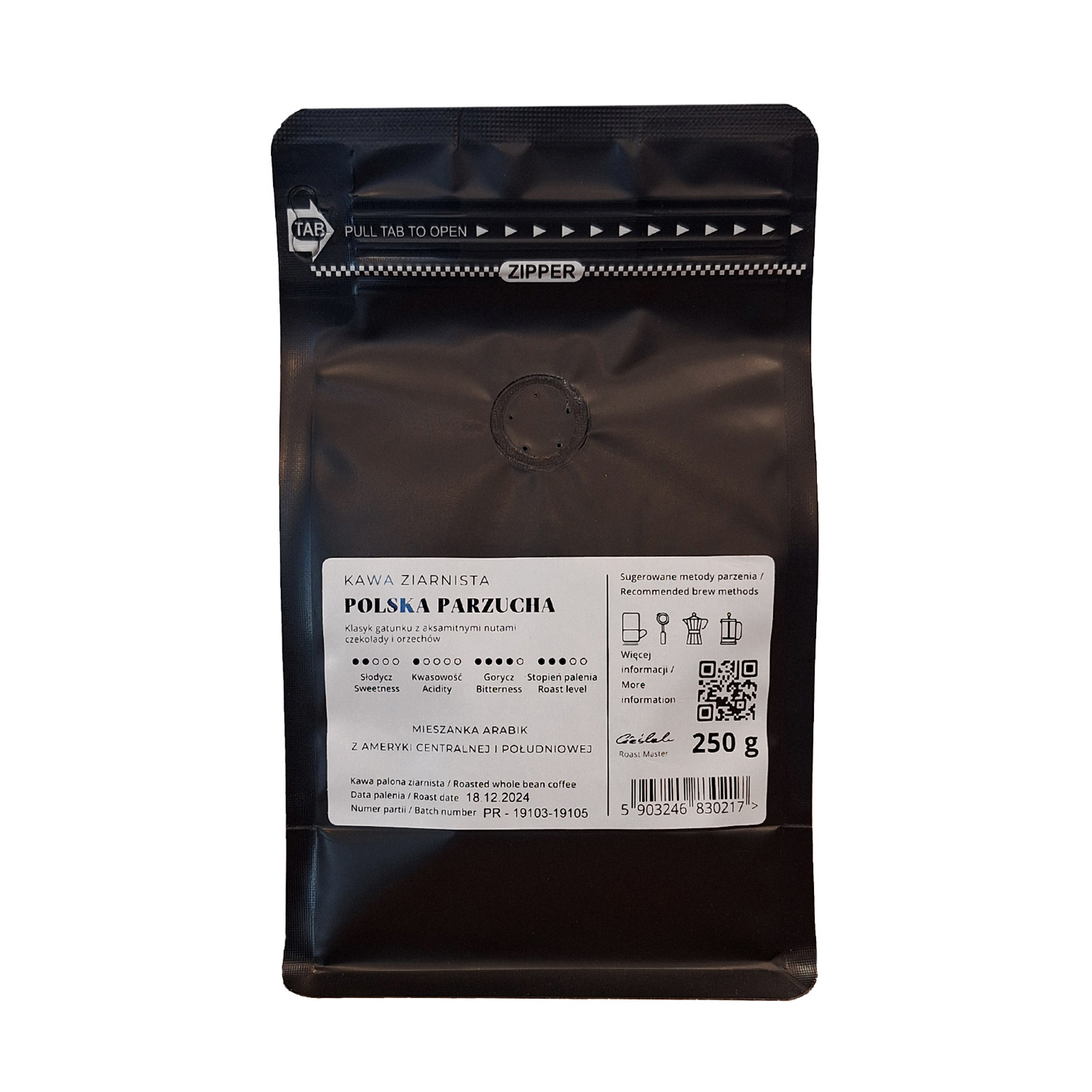 Hard Beans - Polska Parzucha - Coffee Beans 250g