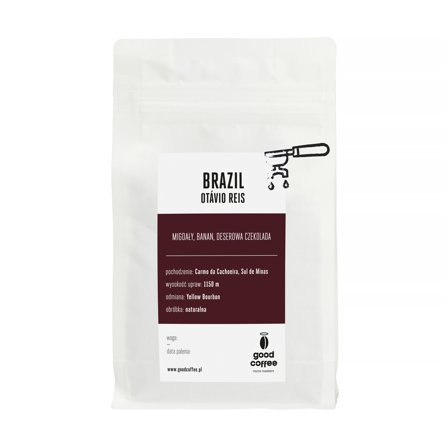 Good Coffee - kawa ziarnista Brazylia Otavio Reis Espresso 250 g