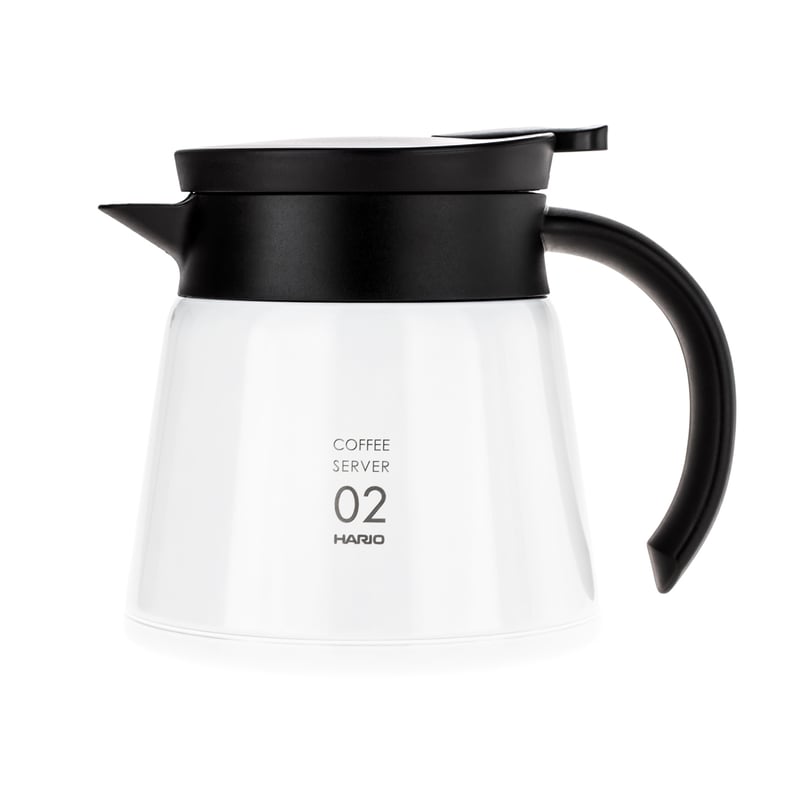 Hario Insulated Stainless Steel Server V60-02 White - 600ml (outlet)