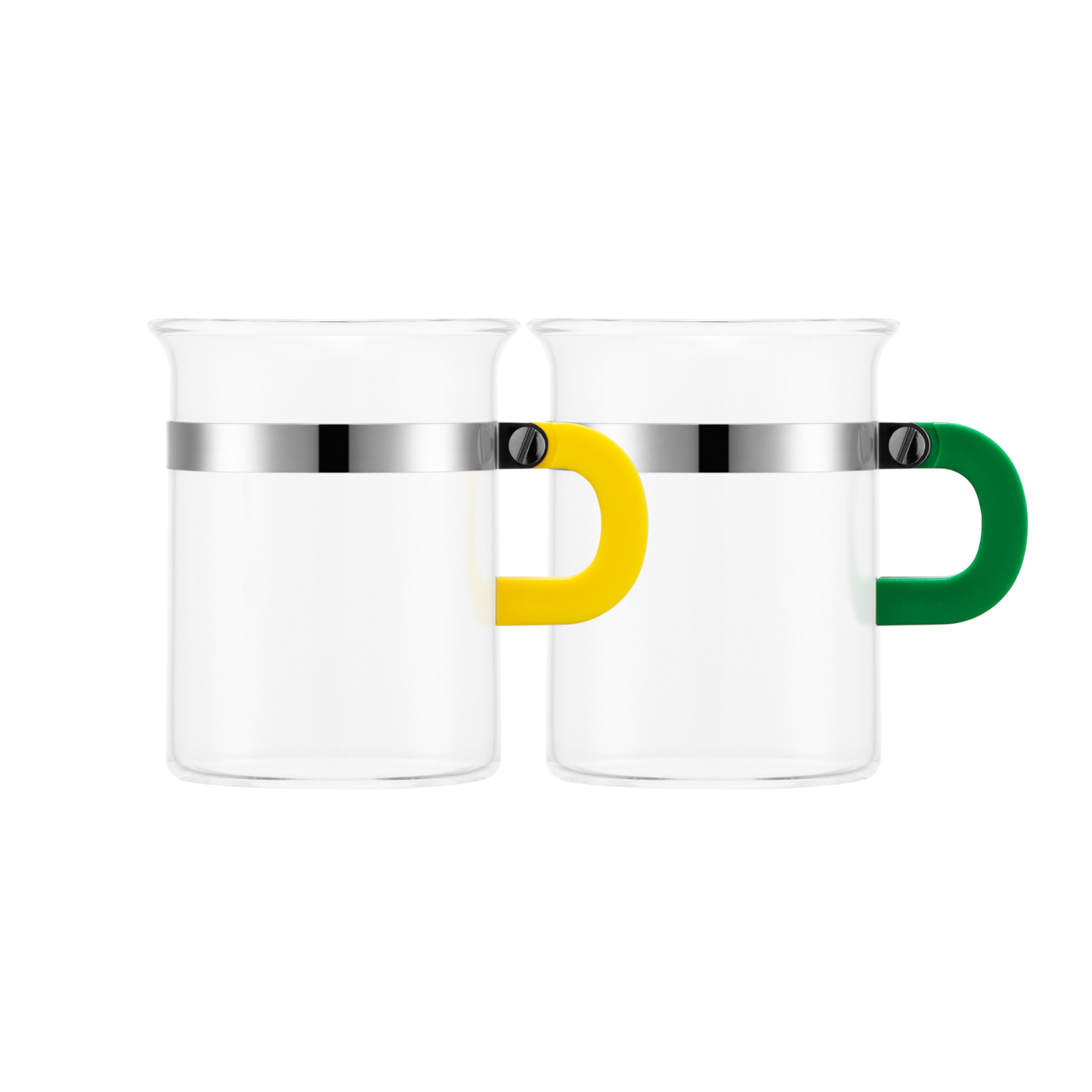 Bodum - Chambord Glasses yellow and green 300 ml