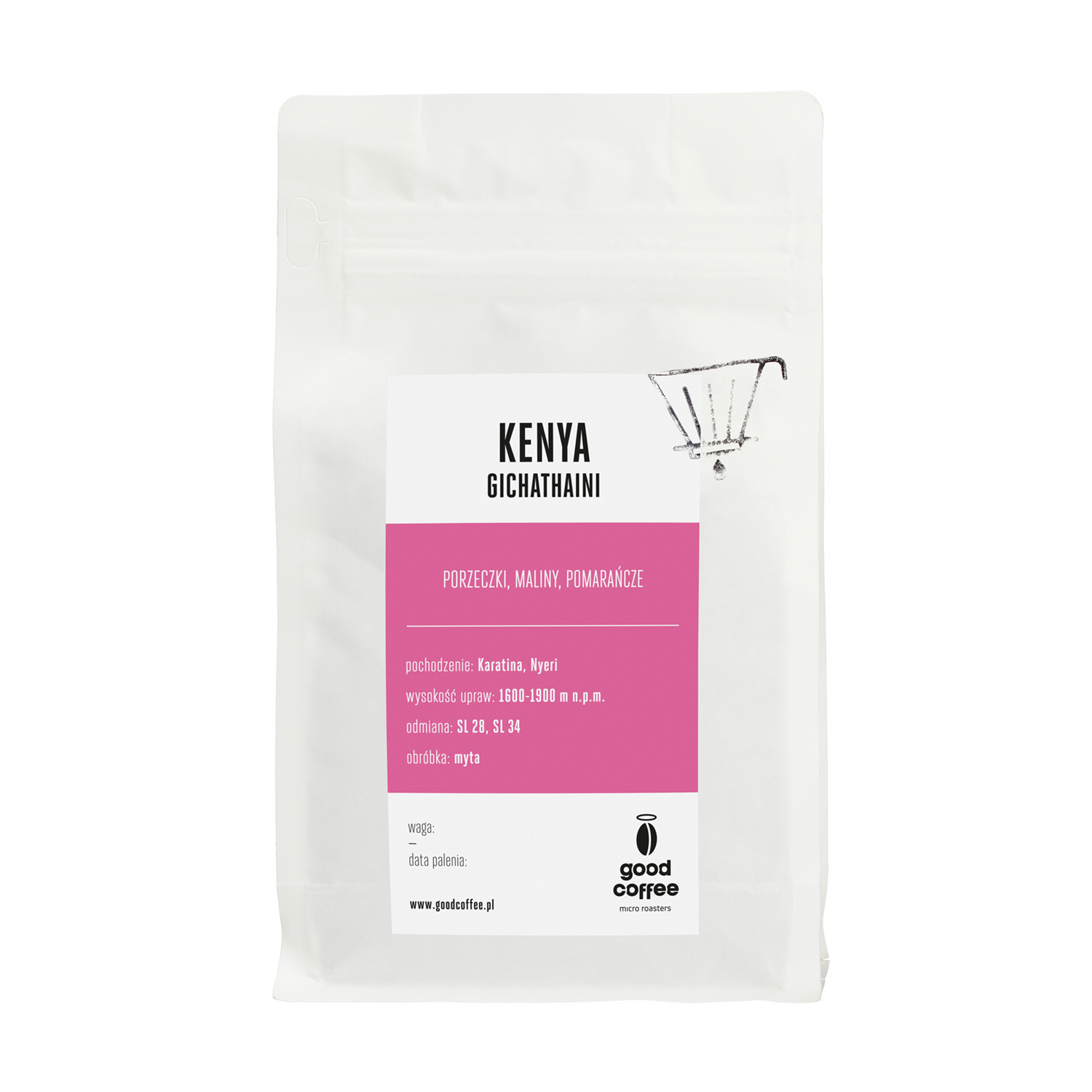 Good Coffee - kawa ziarnista Kenia Gichathaini Washed Filter 250 g