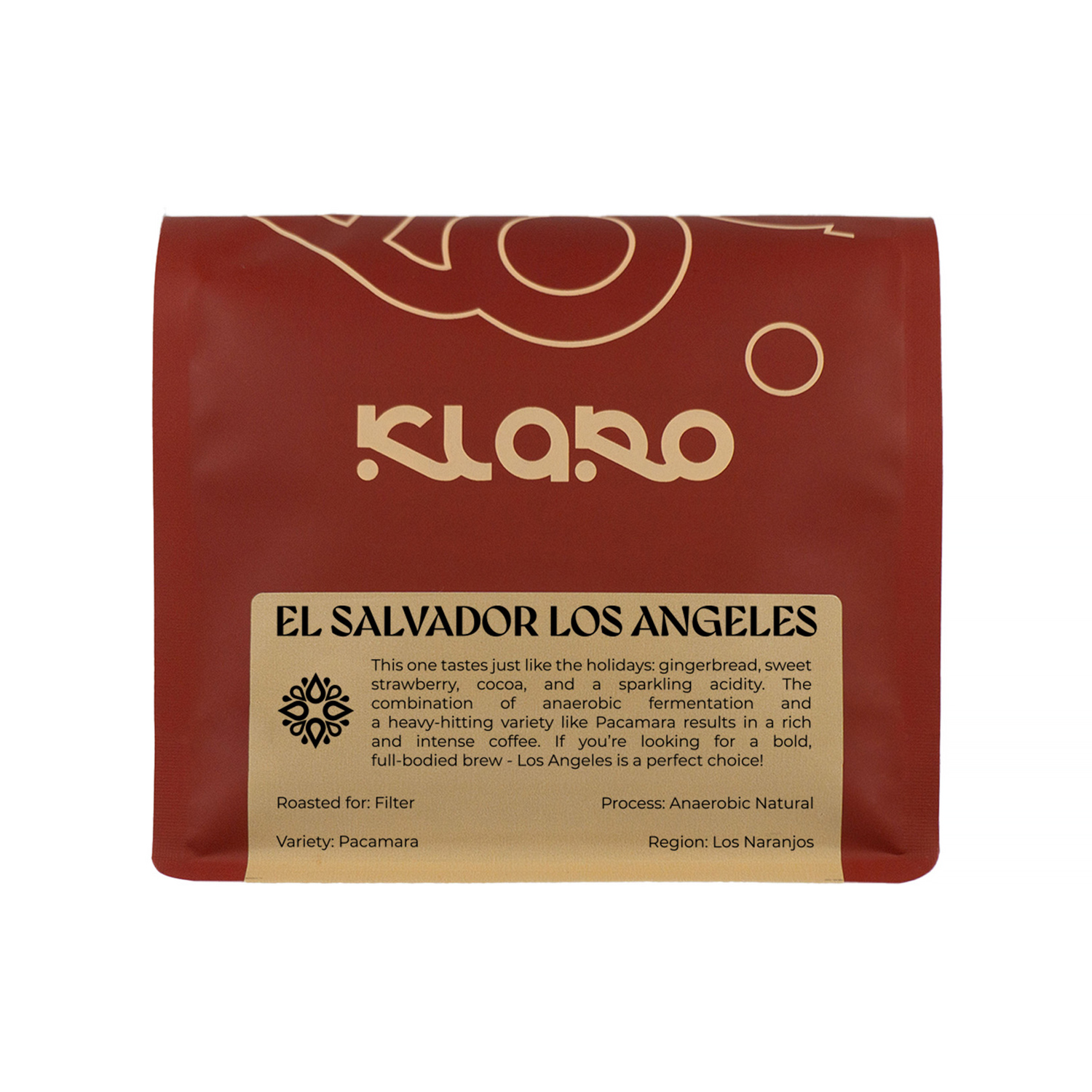 Klaro - kawa ziarnista Salwador Los Angeles Anaerobic Natural Filter 250 g