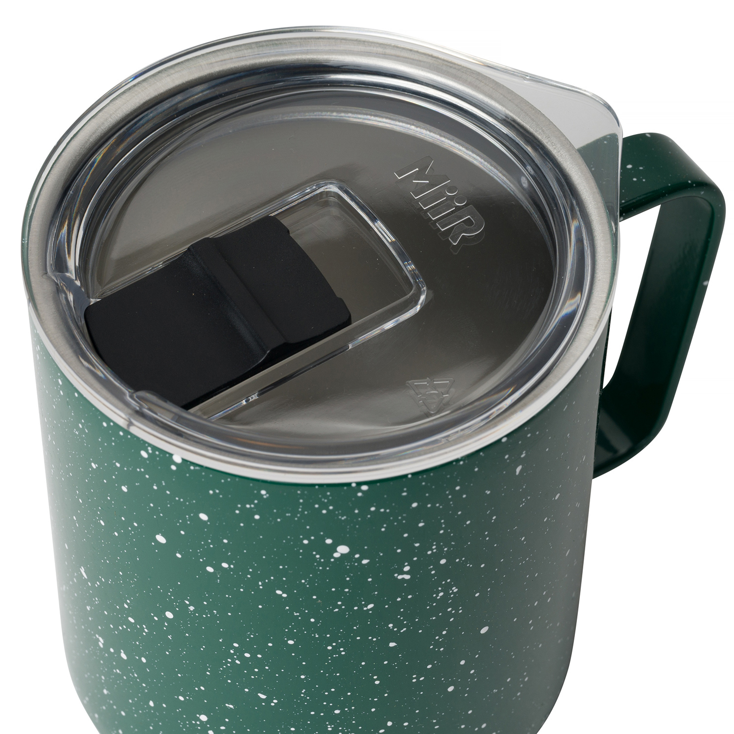 MiiR Camp Cup - kubek kempingowy zielony nakrapiany 12oz / 0,35l