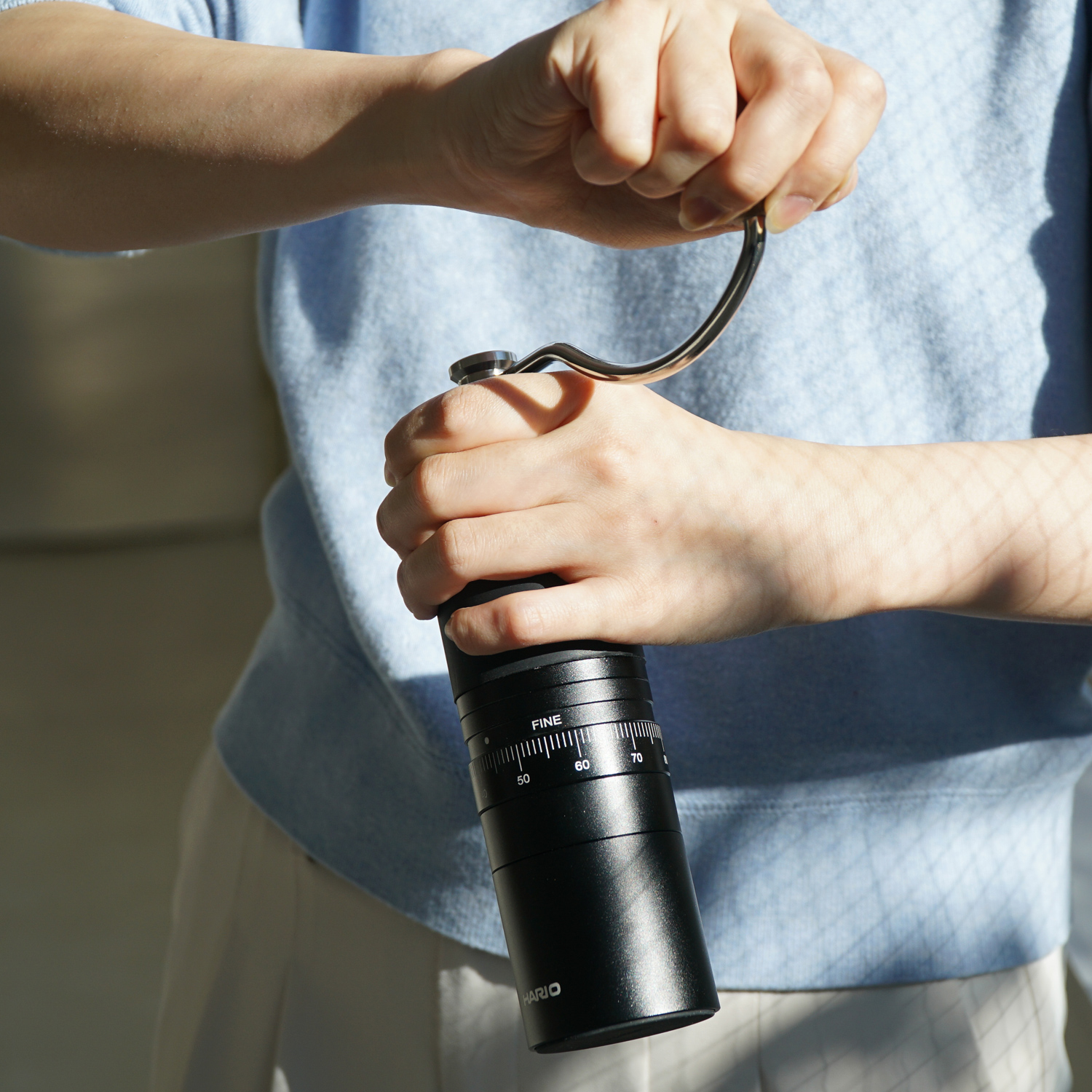 Hario - Hand Grinder CGP-2-B PRO - Black