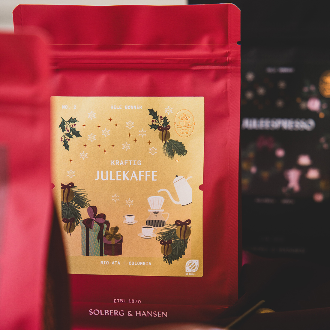 Solberg & Hansen - kawa ziarnista Julekaffe Kolumbia Rio Ata Washed Omniroast 250 g