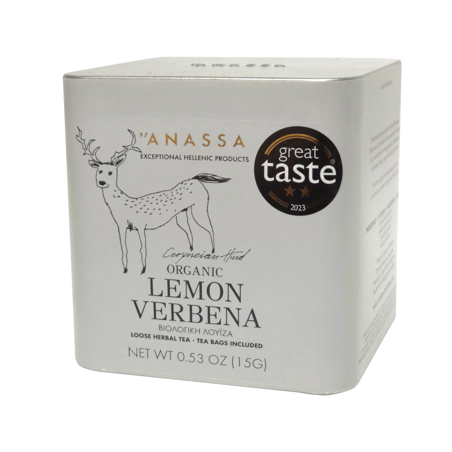 Anassa - Organic Lemon Verbena - Tin Box 15 g
