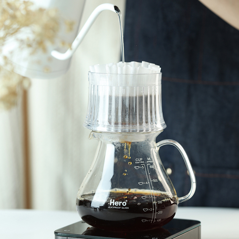 zeroHero - dripper plastikowy Speed 2-4 fil. - Przezroczysty