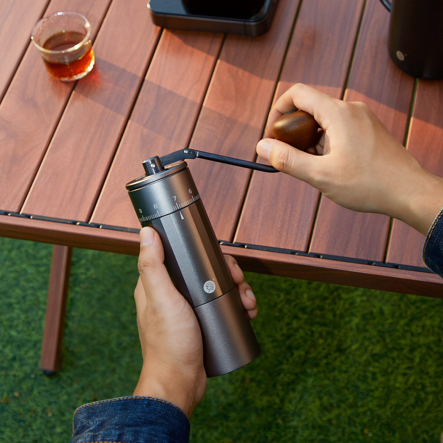 zeroHero - Z5 X-Fold - Młynek ręczny - Szary