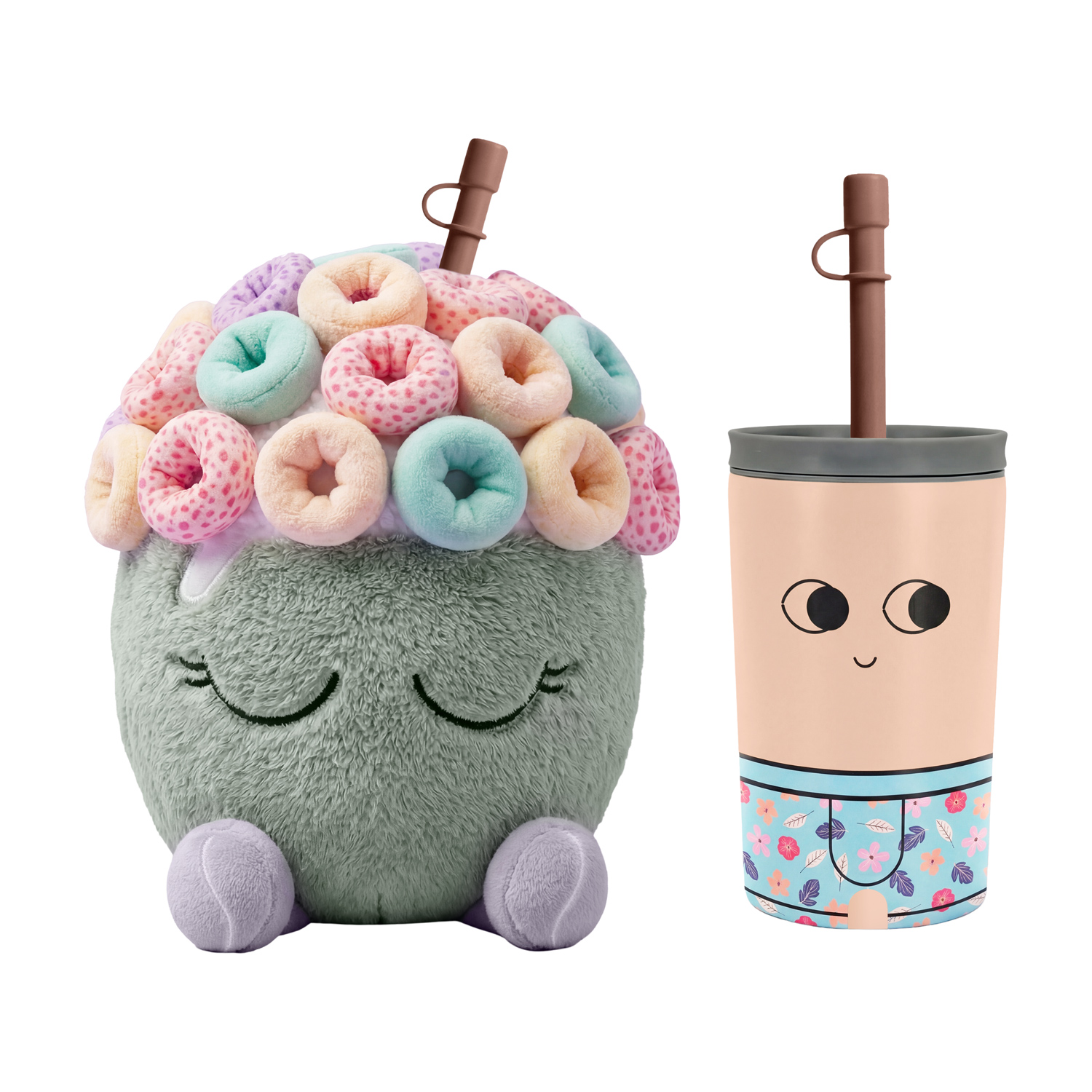 Asobu - Fuzzie Sunny- Kubek termiczny z pokrowcem pluszowym 360ml