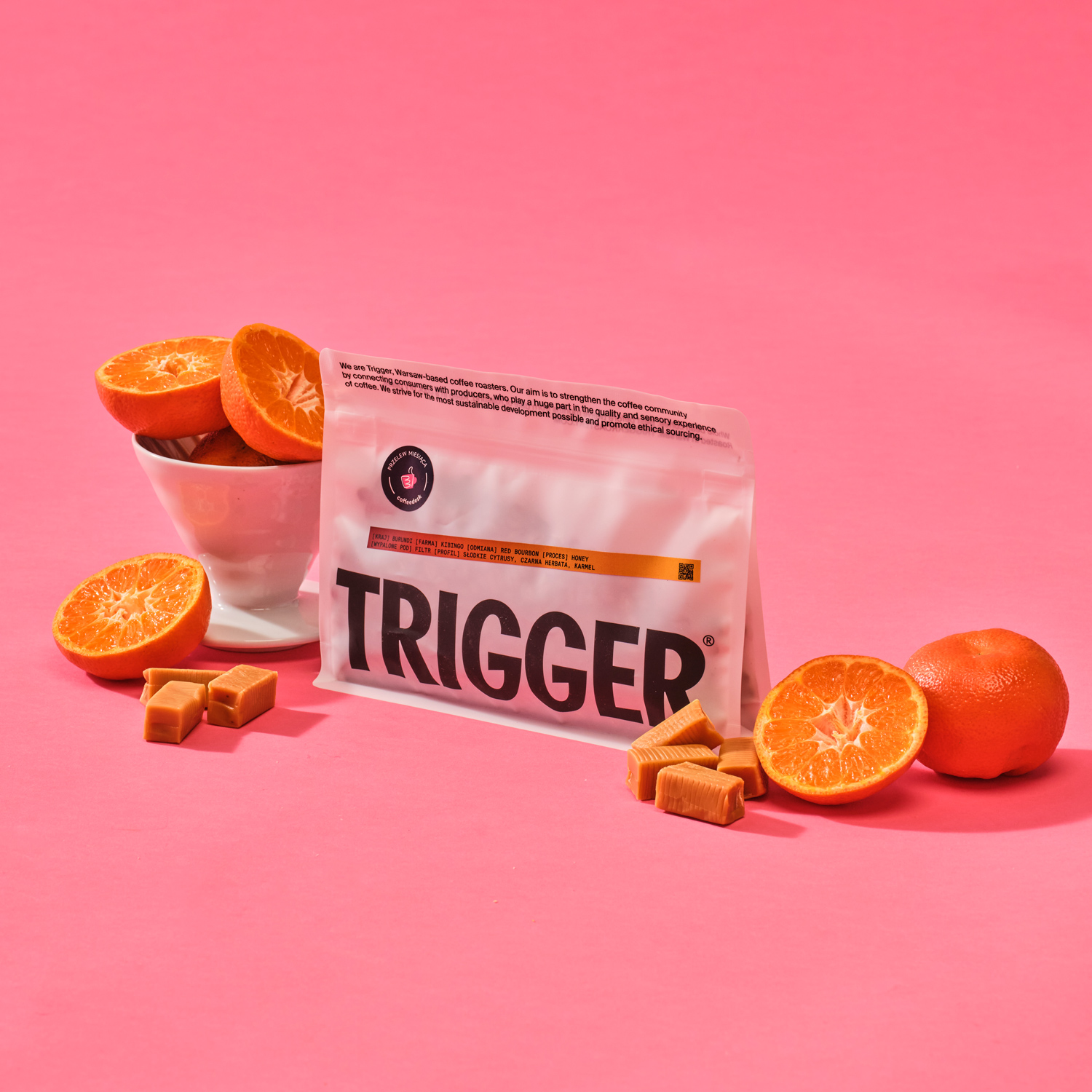 PRZELEW MIESIĄCA: Trigger - kawa ziarnista Burundi Kibingo Red Bourbon Honey Filter 250 g