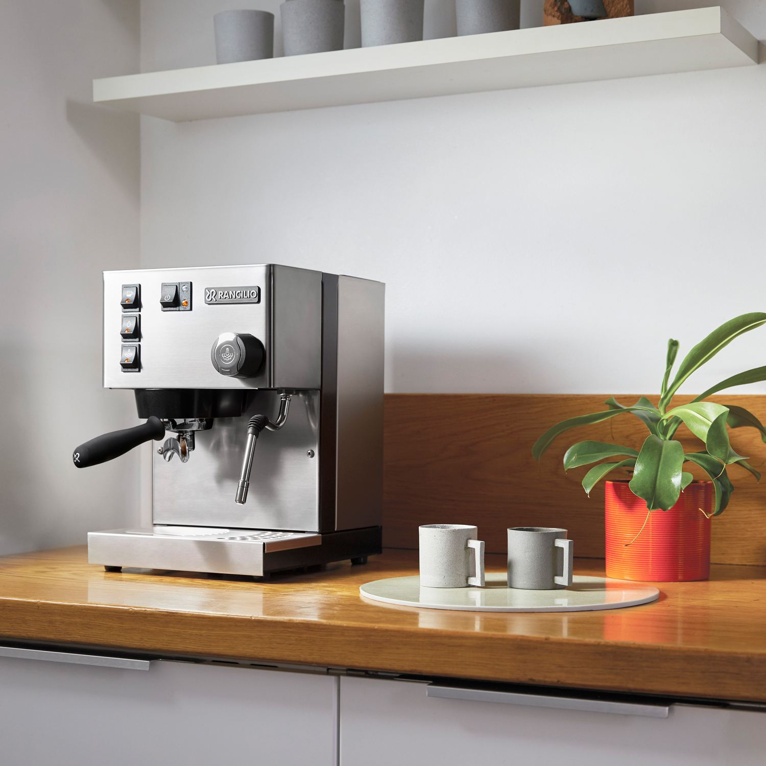 Rancilio - Silvia E - Ekspres kolbowy stalowy