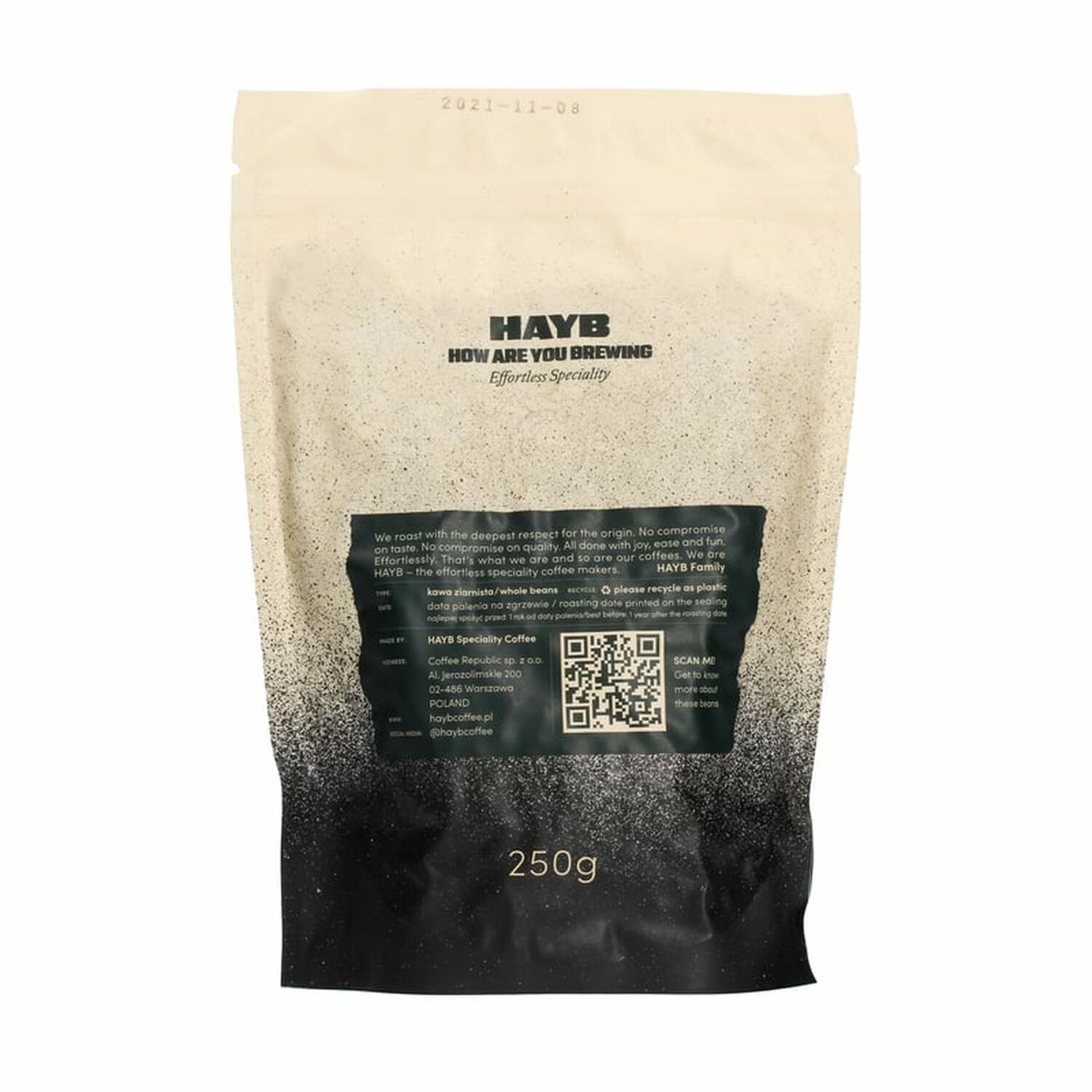 HAYB - Black Espresso Blend 250g