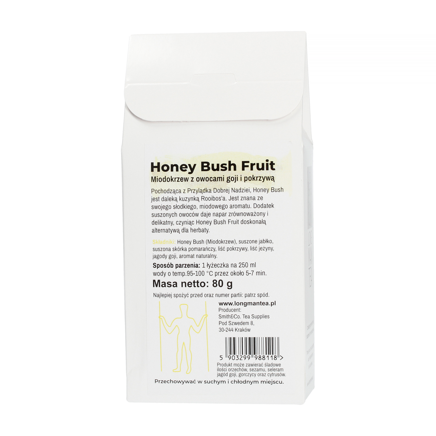 Long Man Tea - Honey Bush Fruit - Herbata sypana 80g