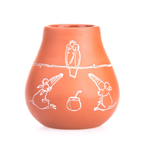 Pizca del Mundo - Matero Manaus - Clay Pot for Yerba Mate