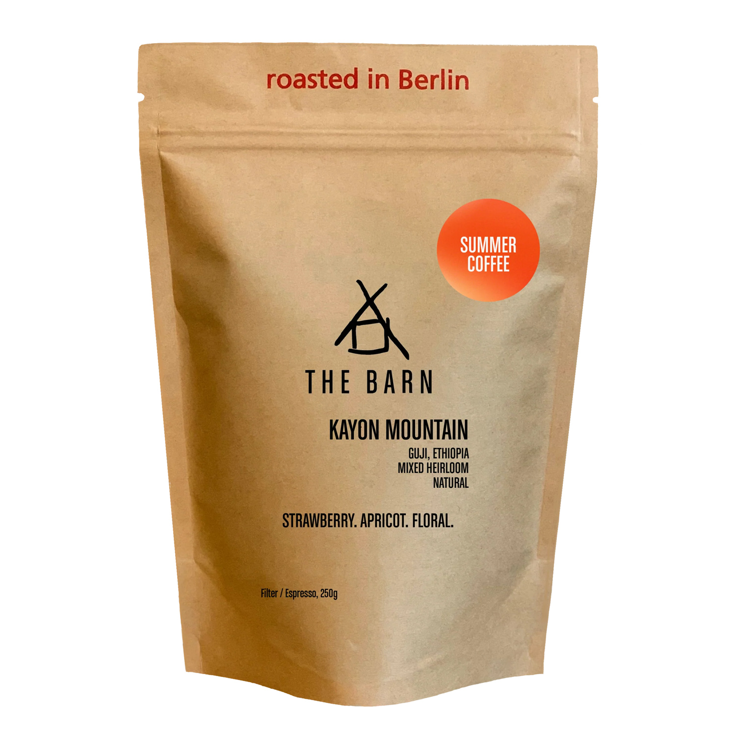 The Barn - kawa ziarnista Etiopia Summer Coffee Natural Omniroast 250 g