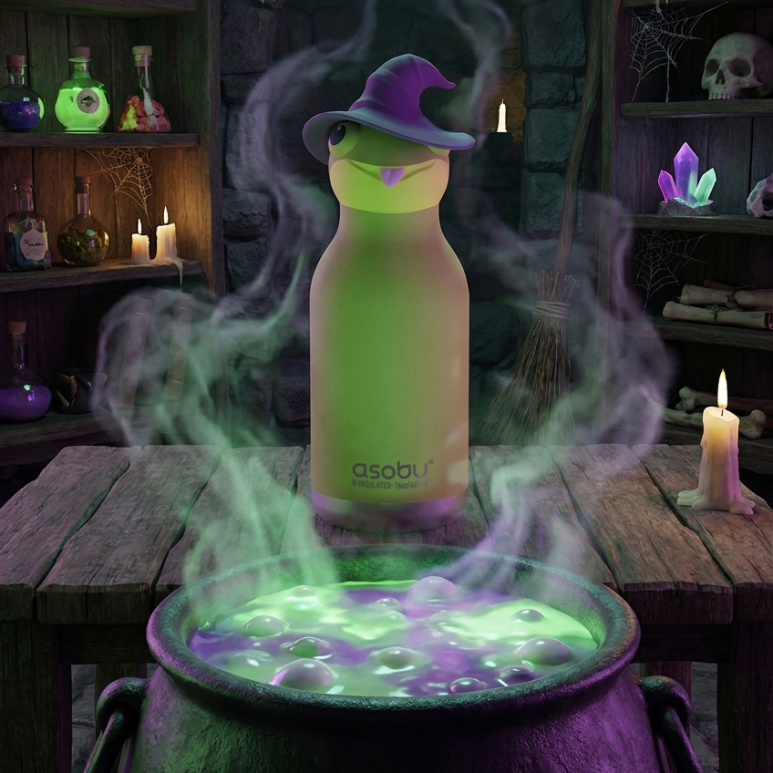 Asobu - butelka termiczna Spookies Wartilda wiedźma 460 ml