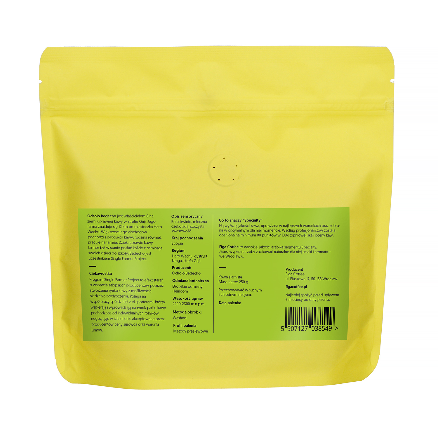 Figa Coffee - Ethiopia Ocholo Bedecho Washed Filter 250 g