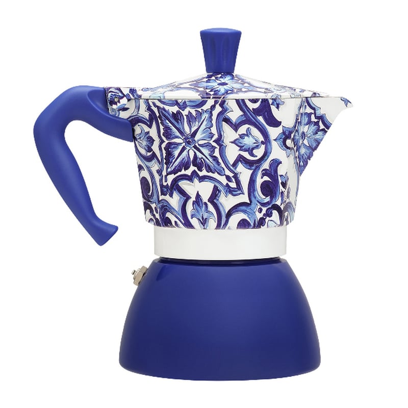 Bialetti Dolce & Gabbana - Moka Induction Mediterranean Blue 6tz