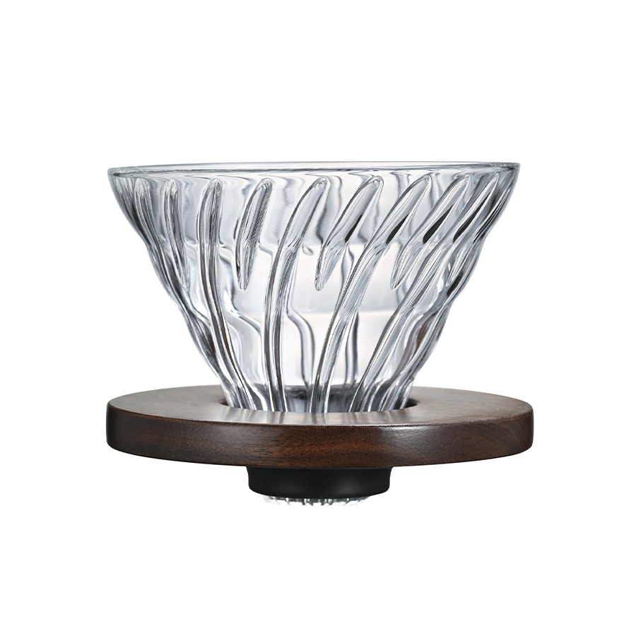 Hario - drip szklany V60-02 Walnut