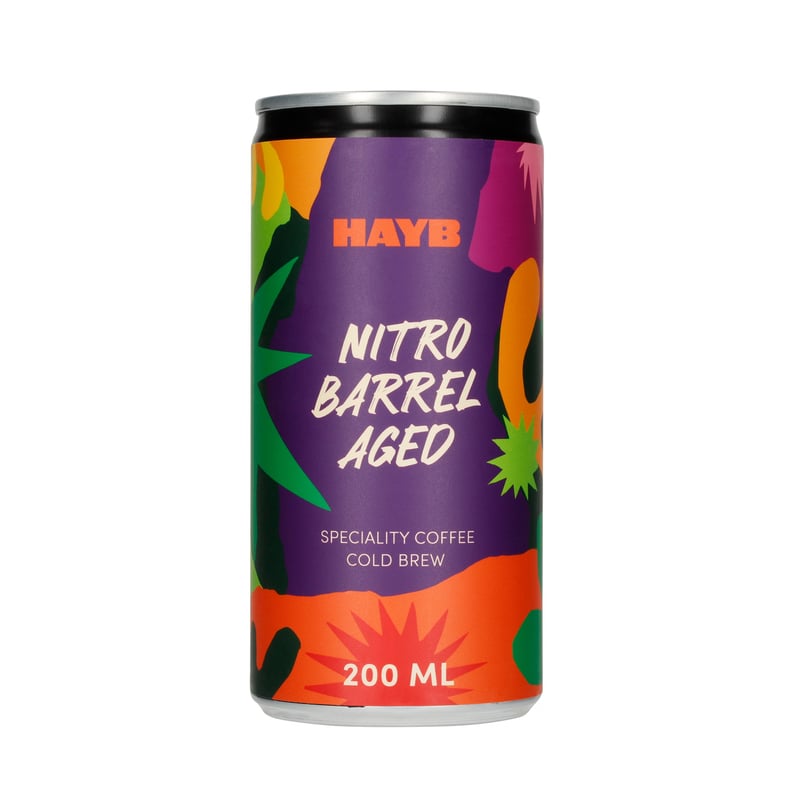HAYB - Nitro Barrel Aged Cold Brew Coffee 200 ml