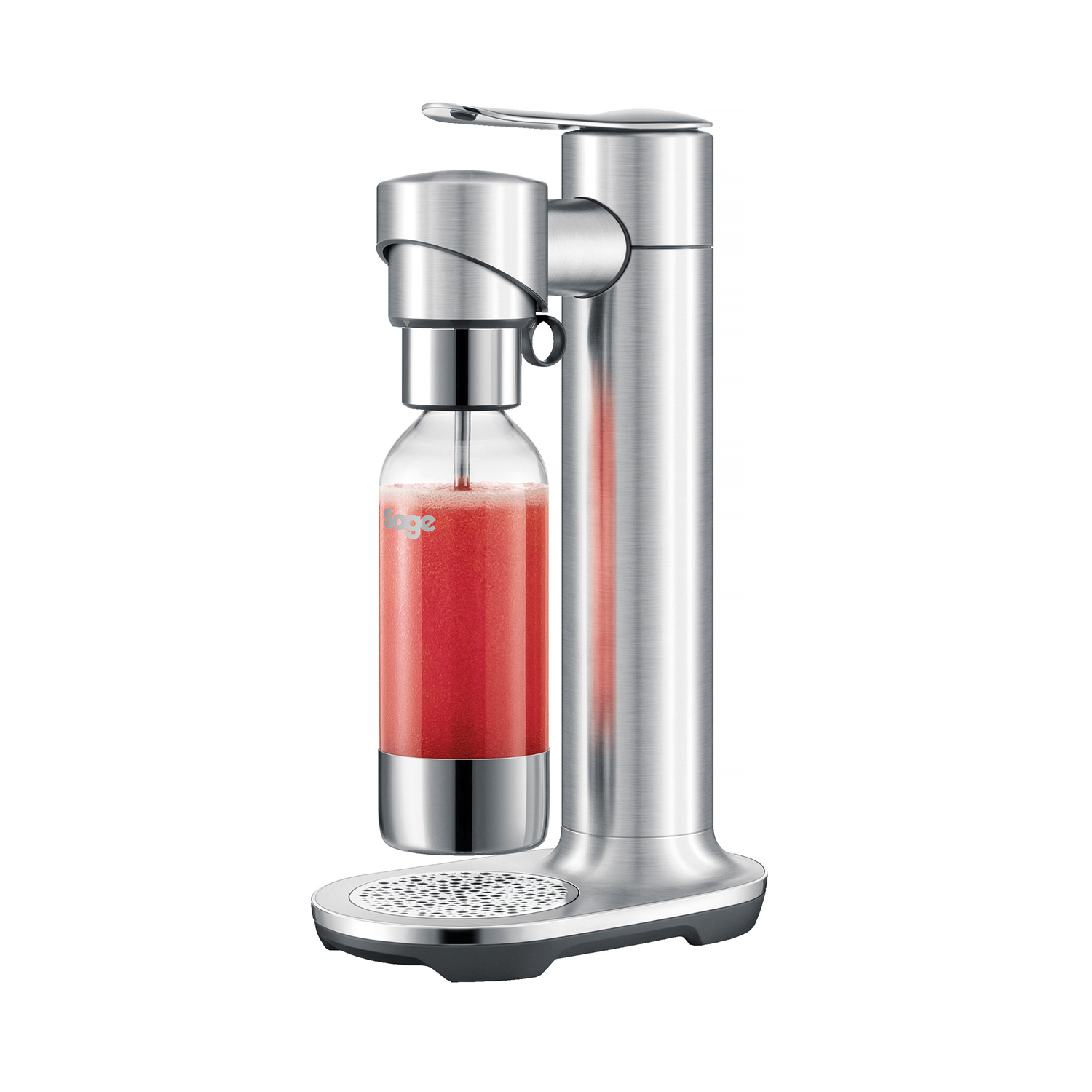 Sage - The InFizz Fusion Brushed Stainless Steel - Carbonated Beverage Maker