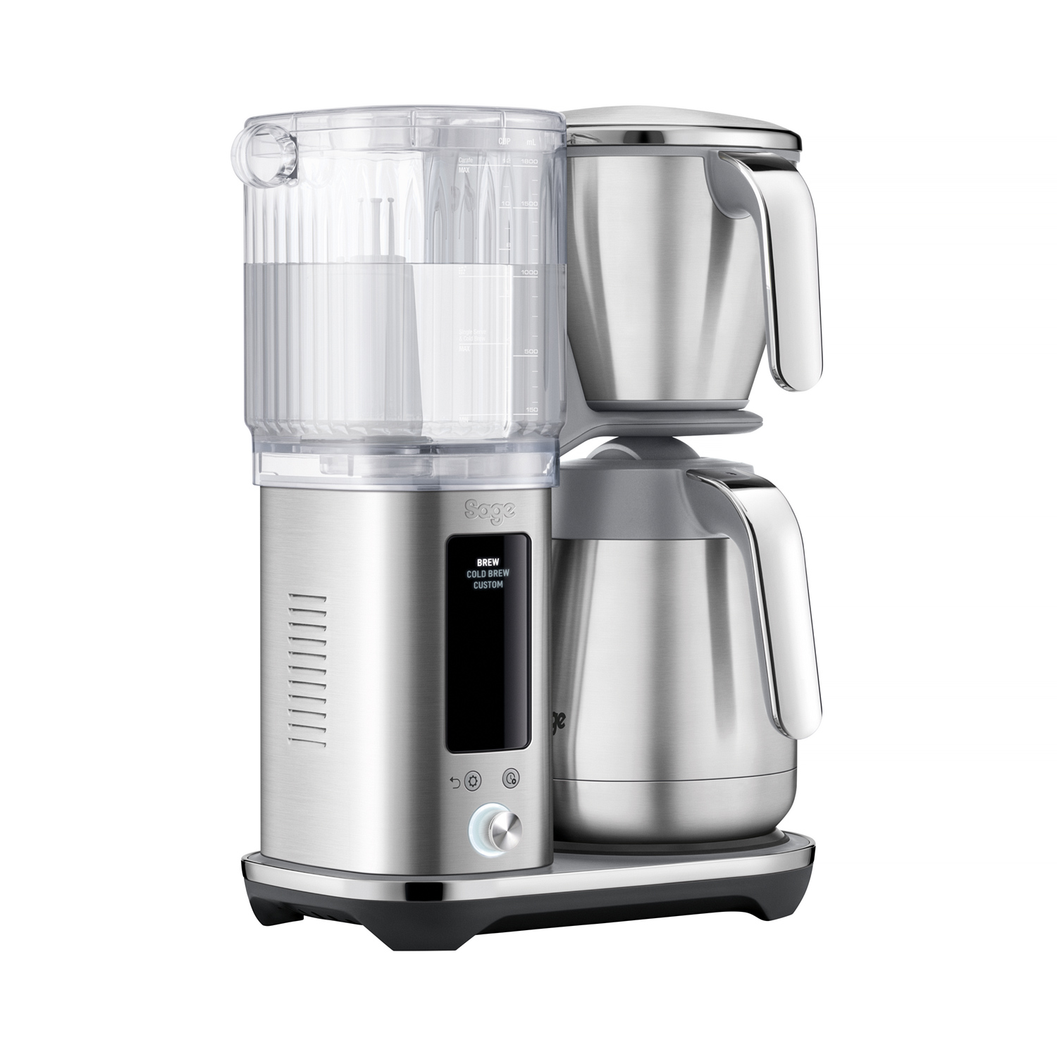 Sage - the Luxe Brewer Thermal - Filter Coffee Maker SDC465BSS - Silver