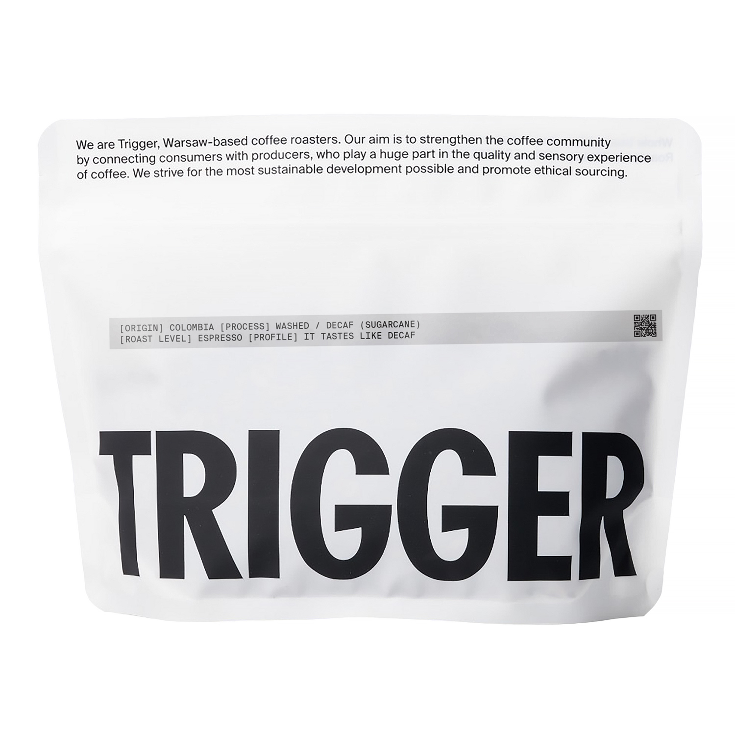 Trigger - Colombia Washed Sugarcane Decaf Espresso 250g