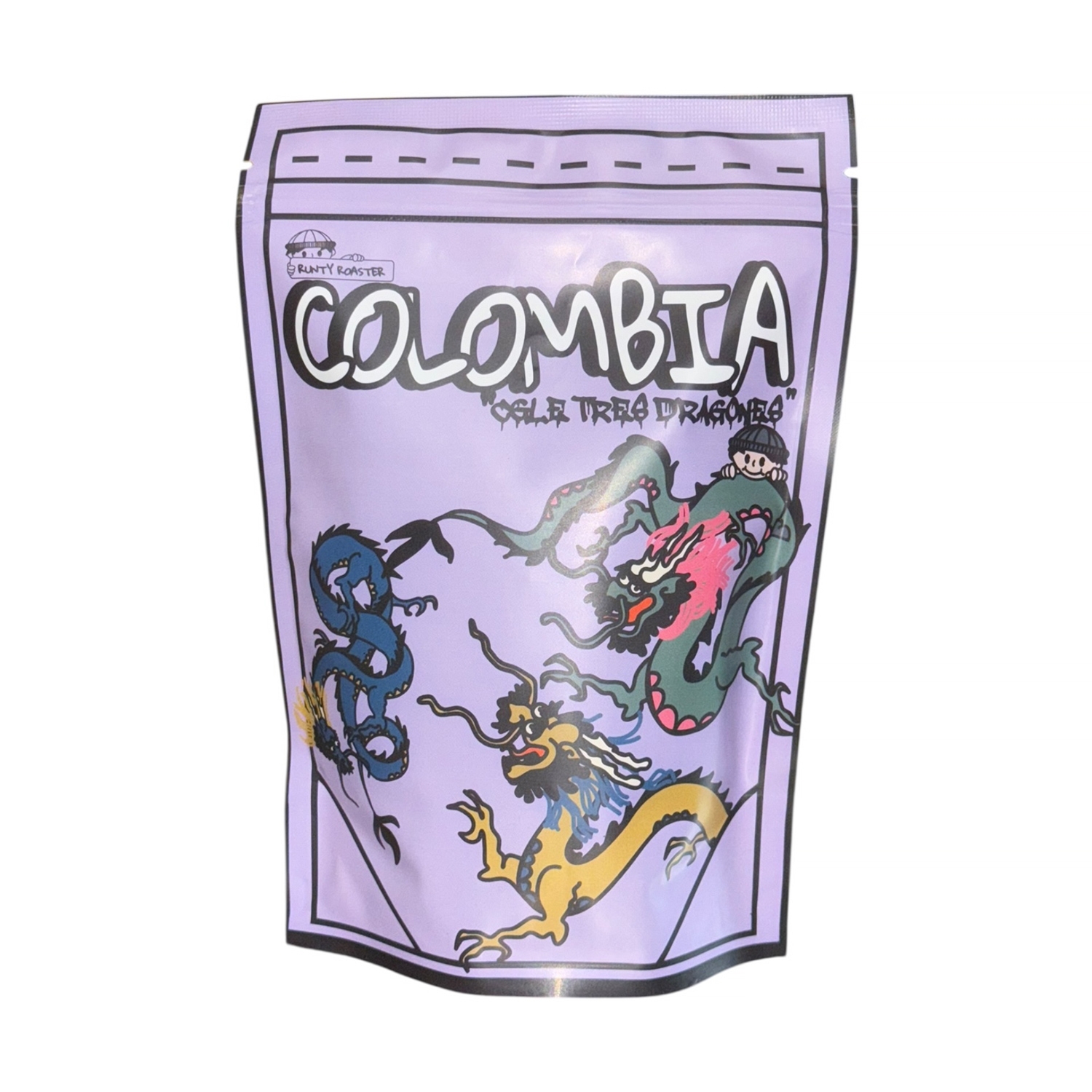 Runty Roaster - Colombia Cafe Grajna La Esperanza Tres Dragones Natural Filter 250 g