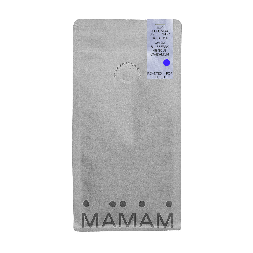 MAMAM - kawa ziarnista Kolumbia Luis Anibal Calderon Natural Filter 250 g