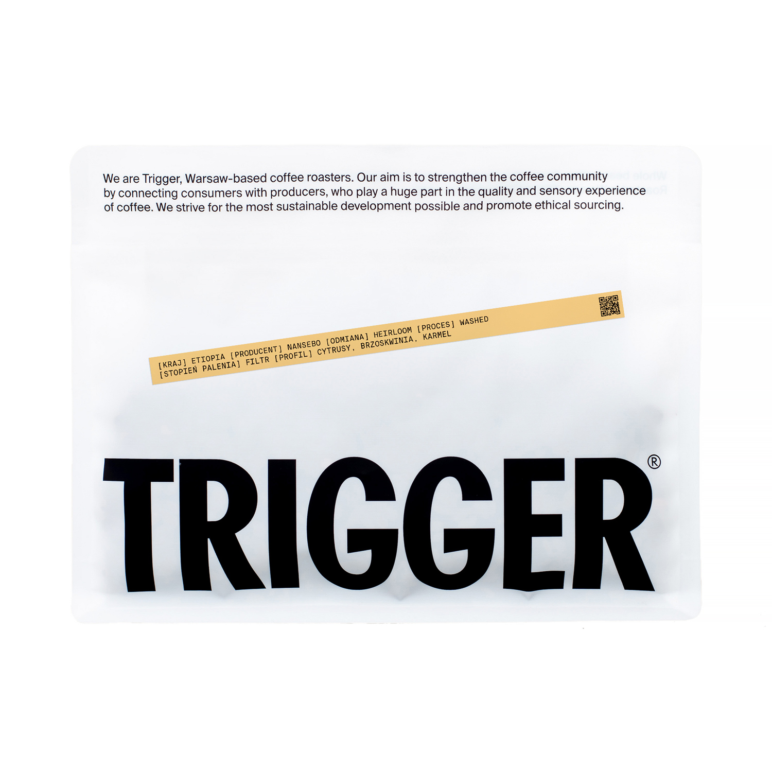 Trigger - kawa ziarnista Etiopia Sidamo Nansebo Washed Filter 250 g